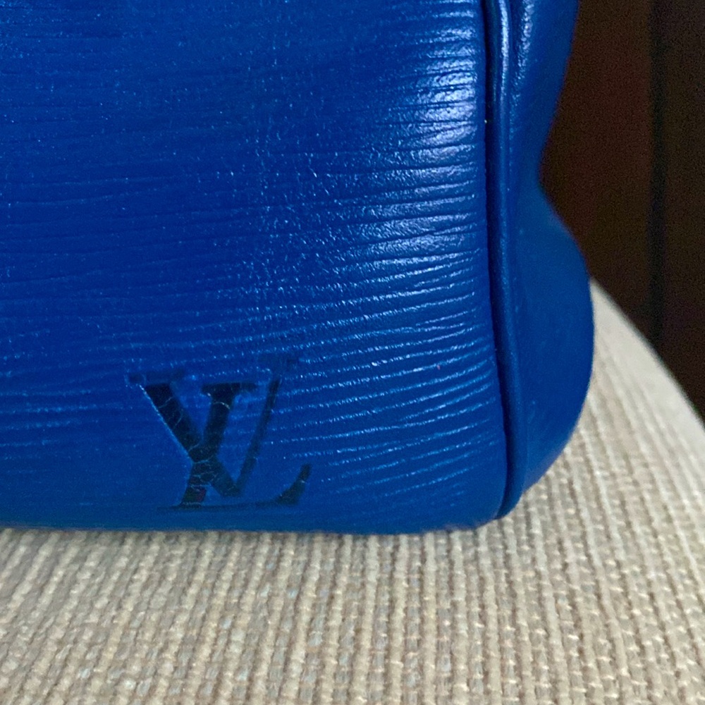 LOUIS VUITTON - EPI Cerulean Speedy - Picture 5 of 11